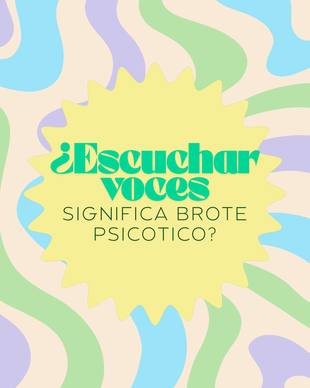 ¿escuchar voces significa que tengo un brote psicótico?