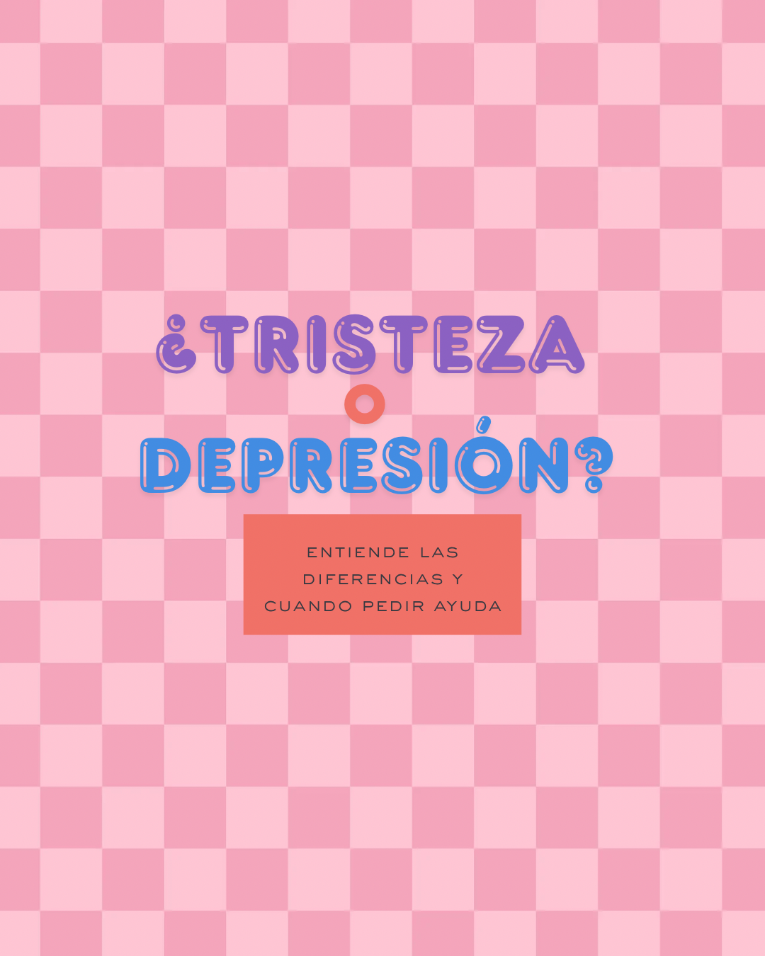 qué es la depresión. Diferencia con tristeza
